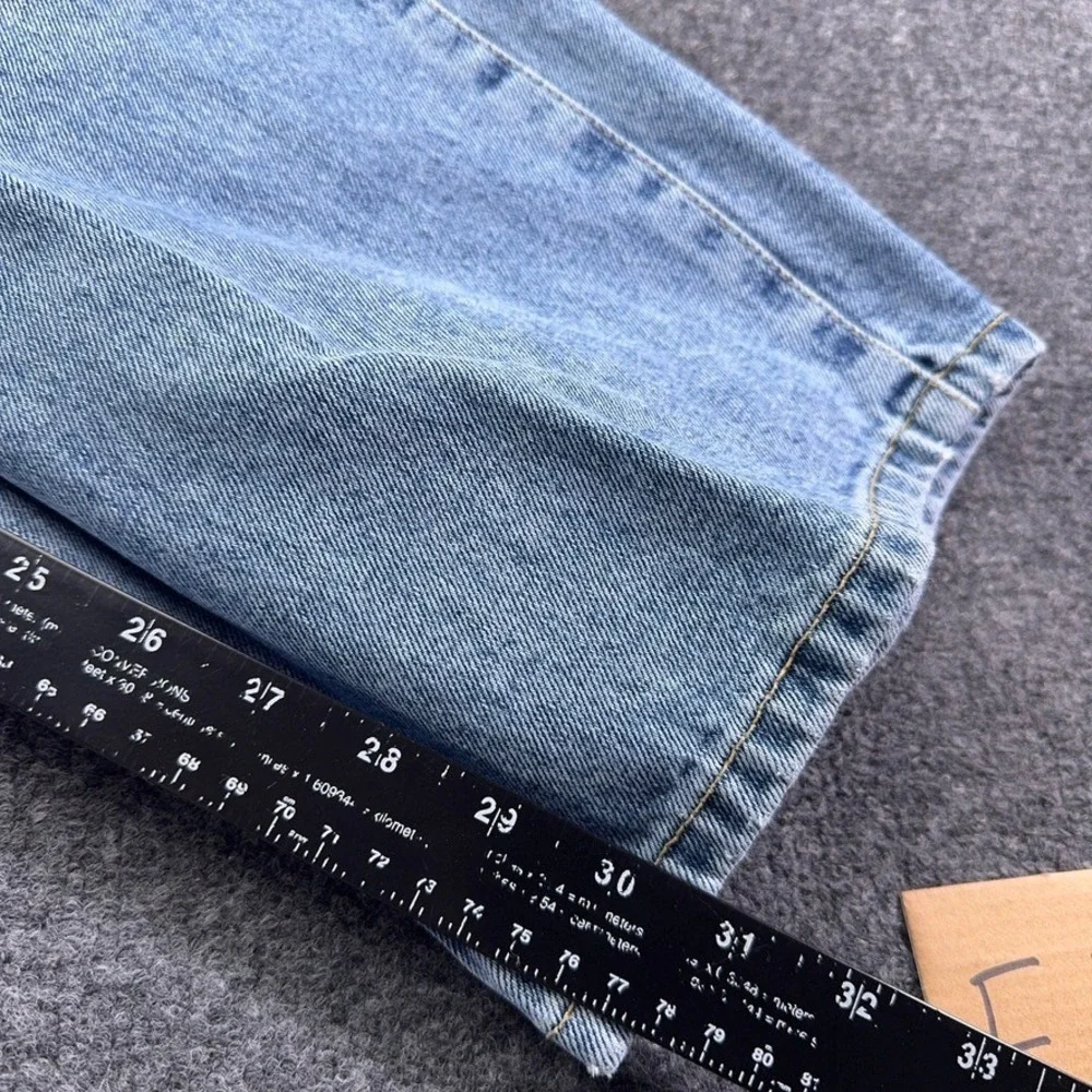 Tommy Jeans Mens 38x32 Carpenter Denim Wide Leg 90s Streetwear Vintage